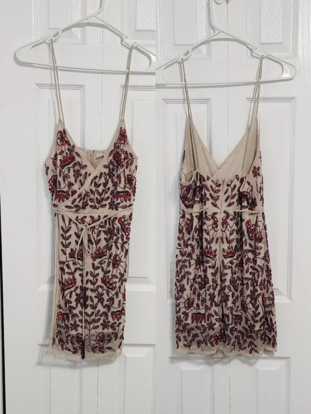 RAGA by Altar’d State Beaded Mini Dress – Size M – Stunning Boho Cocktail Dress